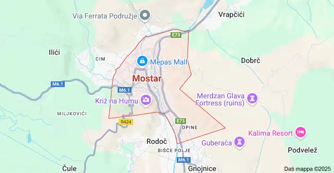 mappa mostar