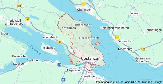 mappa costanza